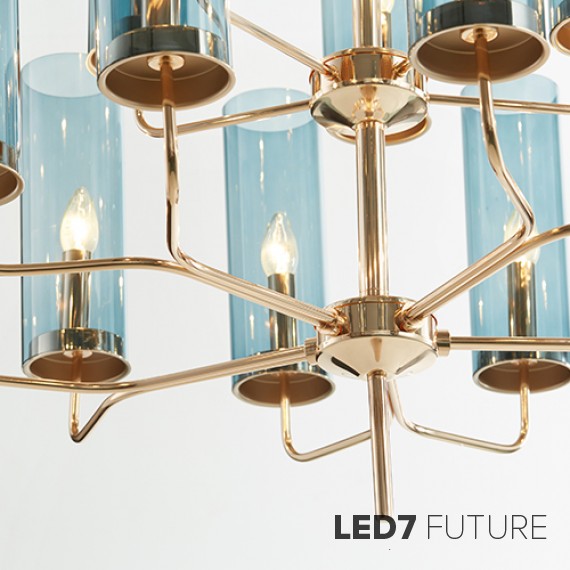 Loft Industry Modern - Rainbow Chandelier2